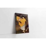 Tablosan Ay Işığında Flüt Çalan Japon Kanvas Tablo 35 X 50 Cm Kb31030