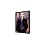 Tablosan Ay Yıldızlı Bayrak Önünde Atatürk Çerçeveli Cam Tablo 50X70 Cm Ca02102