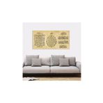 Tablosan B-32-014 Üçlü Dua Ayetel Kürsi Bereket Ve Nazar Ayeti 20x40 cm Kanvas Tablo