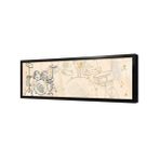 Tablosan Bateri Çerçeveli Cam Tablo 20X60 Cm Cb11031