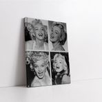 Tablosan Beyaz Gecelikle Marliyn Monroe Kanvas Tablo