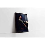 Tablosan Bir Adam Kanvas Tablo 30 X 40 Cm Kb02227