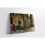 Tablosan Cami Avlusu Uçan Kuşlar Kanvas Tablo 100 X 150 Cm Kb21149