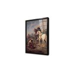 Tablosan Cezayirde Avcılık Çerçeveli Cam Tablo 60X90 Cm Cb21053