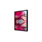 Tablosan Çiçeğin Suya Yansıması Çerçeveli Cam Tablo 20X20 Cm Ca03611