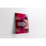 Tablosan Çiçeğin Suya Yansıması Kanvas Tablo 120 X 120 Cm Ka03611