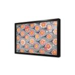 Tablosan Çiçek Ebru Çerçeveli Cam Tablo 20X30 Cm Cb10075