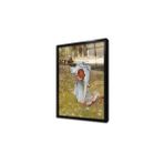 Tablosan Çiçek Toplayan Kız Çerçeveli Cam Tablo 60X90 Cm Cb13159