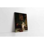 Tablosan Cleaopatra Ve Sezar Kanvas Tablo 40 X 60 Cm Kb13092