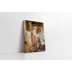 Tablosan Dans Le Cabinet De Toilette Kanvas Tablo 20 X 30 Cm Kb19078