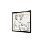 Tablosan Davul Ve Bateri Çerçeveli Mdf Tablo 60 X 60 Cm Mb11019