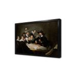 Tablosan Dr. Nicolaes Tulpun Anatomi Dersi Rembrandt Çerçeveli Mdf Tablo 50 X 70 Cm Mb22037