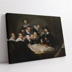 Tablosan Dr. Nicolaes Tulpun Anatomi Dersi Rembrandt Kanvas Tablo