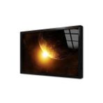 Tablosan Dünya Güneş Çerçeveli Cam Tablo 60X90 Cm Ca29038