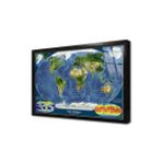 Tablosan Dünya Haritası Çerçeveli Cam Tablo 60X90 Cm Ca12037