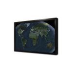 Tablosan Dünya Haritası Çerçeveli Mdf Tablo 20 X 30 Cm Ma12013