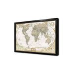 Tablosan Dünya Haritası Çerçeveli Mdf Tablo 50 X 70 Cm Ma12036
