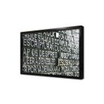 Tablosan Duvar Tasarım Yazı Çerçeveli Cam Tablo 60X90 Cm Ca07078