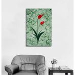 Tablosan Ebru Laleler Kanvas Tablo 60x90 cm 60x90 cm