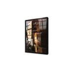 Tablosan Eski Bavullar Çerçeveli Cam Tablo 50X70 Cm Ca07077