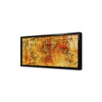 Tablosan Eski Dünya Haritası Çerçeveli Cam Tablo 30X60 Cm Ca12073