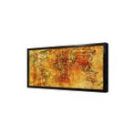 Tablosan Eski Dünya Haritası Çerçeveli Mdf Tablo 30 X 60 Cm Ma12073