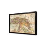 Tablosan Eski Dünya Haritası Çerçeveli Mdf Tablo 40 X 50 Cm Ma12038
