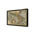 Tablosan Eski Dünya Haritası Çerçeveli Mdf Tablo 50 X 70 Cm Ma12064