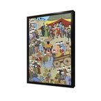 Tablosan Esnaf Loncaları Levni Minyatürü Çerçeveli Mdf Tablo 30 X 50 Cm Mb21102