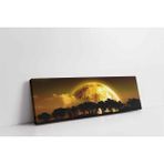 Tablosan Fantastik Ay Manzarası Kanvas Tablo 40 X 160 Cm Ka20681