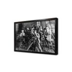 Tablosan Fotoğraf Makinesi Tarihi Çerçeveli Cam Tablo 50X70 Cm Ca07284
