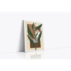 Tablosan Geometrik Desenler Ve Bitki Kanvas Tablo 40 X 60 Cm Kb33295