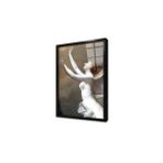 Tablosan Göğe Uzanan Melek Çerçeveli Cam Tablo 20X30 Cm Cb22375