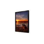 Tablosan Göl Kenarında Sandal Çerçeveli Mdf Tablo 20 X 30 Cm Ma01032