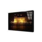 Tablosan Haydar Paşa Garı Gece Çerçeveli Cam Tablo 30X40 Cm Ca16088
