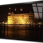 Tablosan Haydar Paşa Garı Gece Çerçeveli Cam Tablo