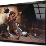 Tablosan Iki Kız Arkadaşın Mutluluğu Çerçeveli Cam Tablo 30x40 cm