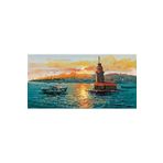 Tablosan Istanbul Boğazı Tenkeler Ve Kız Kulesi Kanvas Tablo 70X140 Cm Kb16218 70X140 Cm, KB16218, 8687879494145