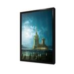 Tablosan Istanbul Gece Kız Kulesi Çerçeveli Mdf Tablo, MB16115, 8688779478982
