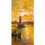 Tablosan Istanbul Gün Batımı Kız Kulesi Kanvas Tablo 50X100 Cm Kb16186 50X100 Cm, KB16186, 8687879493857