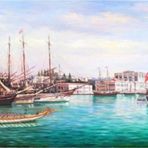 Tablosan Istanbul Ortaköy Camii Kanvas Tablo 90x180 cm Kb16105 90x180 cm