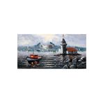 Tablosan Istanbul Siyah Beyaz Kız Kulesi Kanvas Tablo 30X60 Cm Kb16222 30X60 Cm, KB16222, 8687879494185