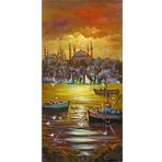 Tablosan Istanbul Tarihi Yarımada Kanvas Tablo 50x100 cm Kb16260 50x100 cm