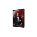 Tablosan İstikbal Göklerdedir Atatürk Çerçeveli Mdf Tablo 20 X 30 Cm Ma02099
