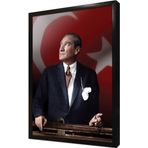 Tablosan Istikbal Göklerdedir Atatürk Çerçeveli Mdf Tablo