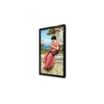 Tablosan Kadın Çerçeveli Cam Tablo 30X60 Cm Cb13182