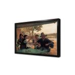 Tablosan Kahve Kavgası Çerçeveli Mdf Tablo 40 X 50 Cm Mb02310