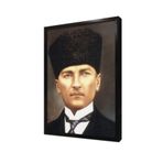 Tablosan Kalpaklı Atatürk Çerçeveli Mdf Tablo, MA02103, 8688779447865