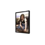 Tablosan Kız Çocuğu Çerçeveli Cam Tablo 50X70 Cm Cb13183