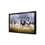 Tablosan Koşan Atlar Çerçeveli Cam Tablo 60X90 Cm Cb15040